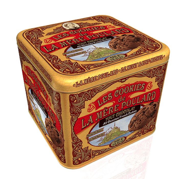 La Mere Poulard All Chocolate French Butter Cookies, 14.11 oz Sweets & Snacks La Mere Poulard 