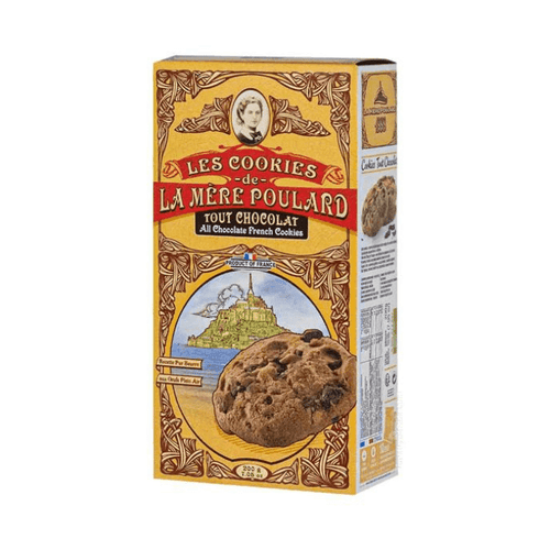 La Mere Poulard All Chocolate French Butter Cookies, 7 oz Sweets & Snacks La Mere Poulard 