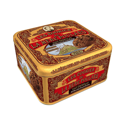 La Mere Poulard All Chocolate French Butter Cookies, 8.8 oz Sweets & Snacks La Mere Poulard 