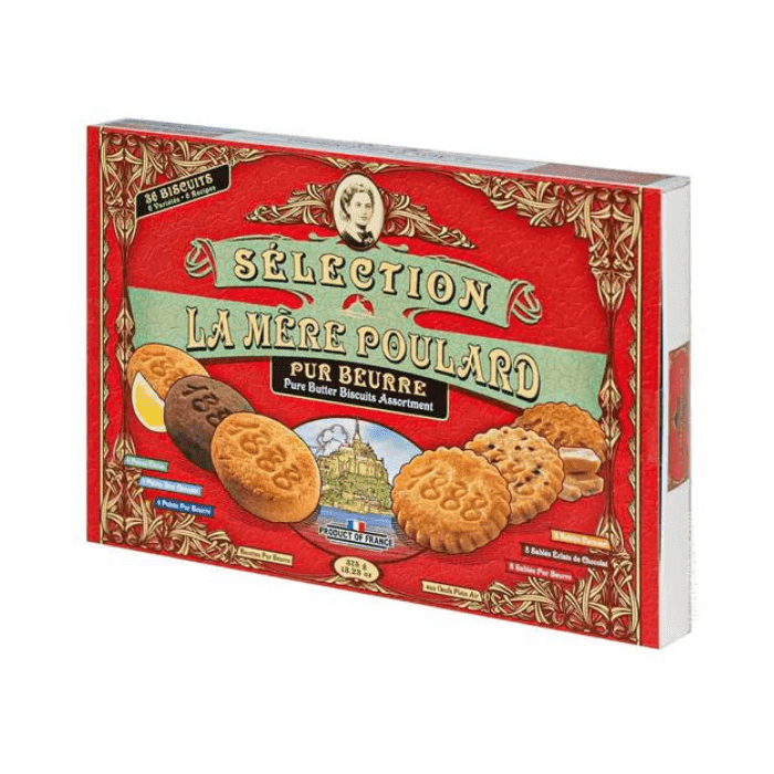 La Mere Poulard Assorted French Butter Cookies, 13.2 oz Sweets & Snacks La Mere Poulard 
