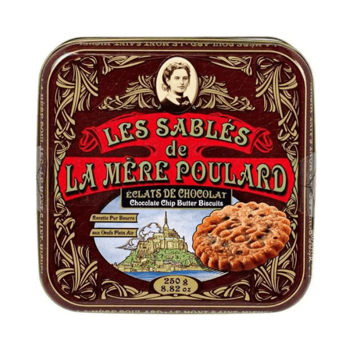 La Mere Poulard French Chocolate Chip Sable Cookies, 8.8 oz Sweets & Snacks La Mere Poulard 