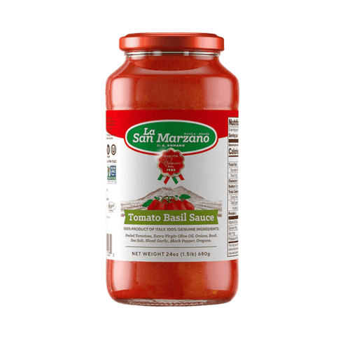 La San Marzano Tomato & Basil Sauce, 24 oz Sauces & Condiments La San Marzano 