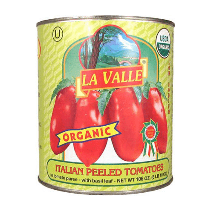 La Valle Organic Peeled Tomatoes, 6 Lbs Fruits & Veggies La Valle 