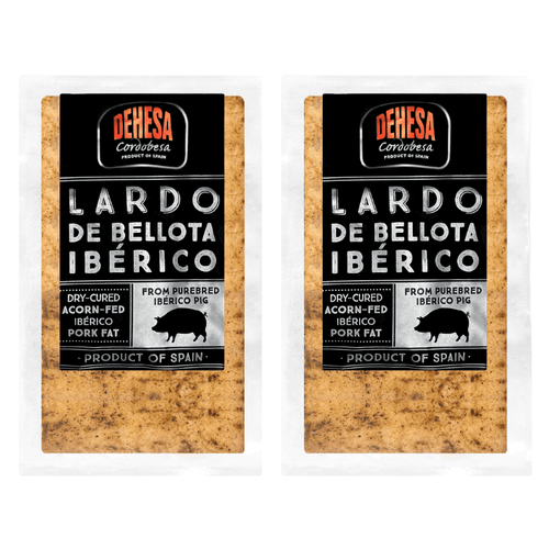 Lardo Iberico, 1.2 lb. [Pack of 2] Meats iberico 