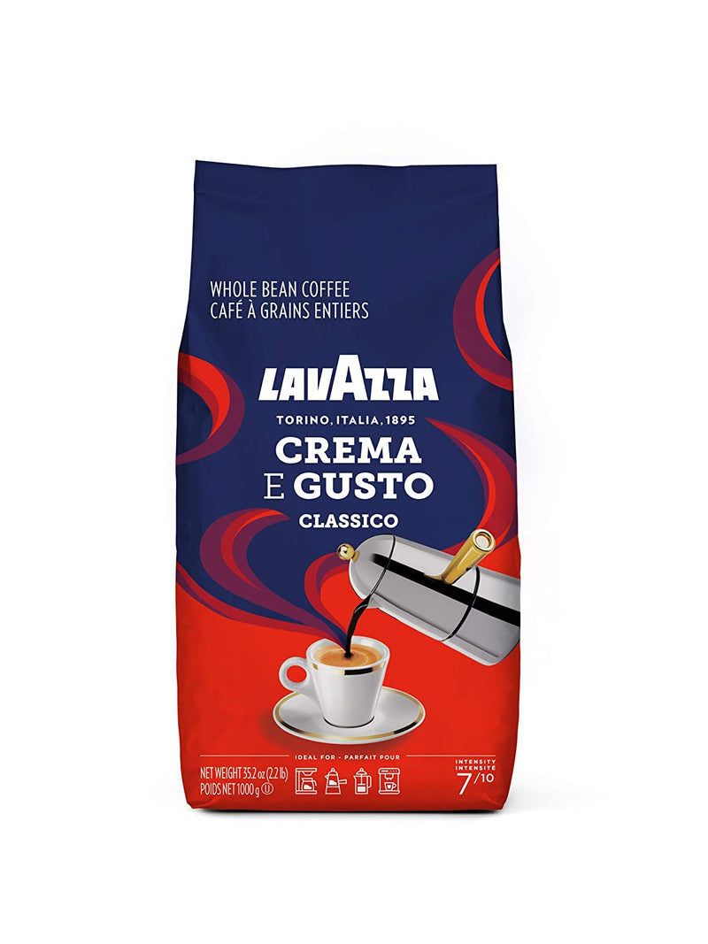 Lavazza Crema E Gusto Classico Whole Bean, 2.2 lb Coffee & Beverages Lavazza 