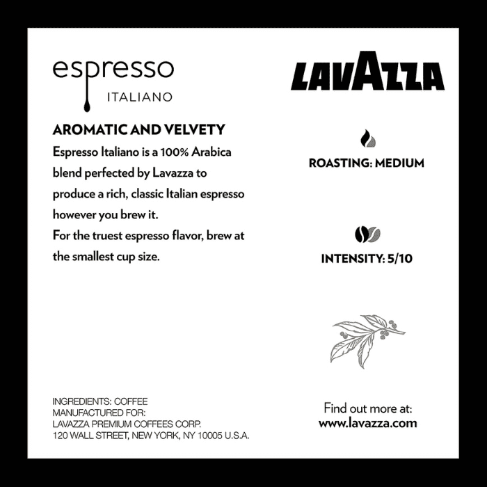 Lavazza Espresso Italiano K-Cup Coffee, 10 Pods Coffee & Beverages Lavazza 
