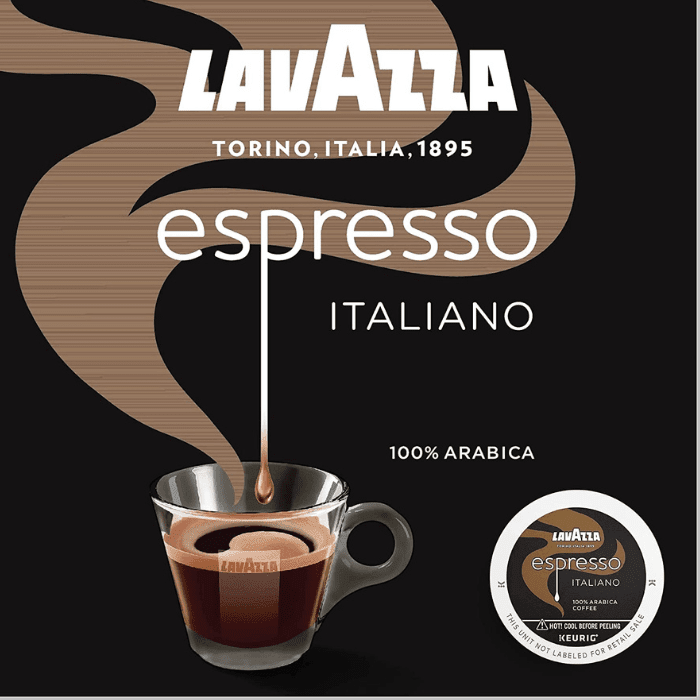 Lavazza Espresso Italiano K-Cup Coffee, 10 Pods Coffee & Beverages Lavazza 