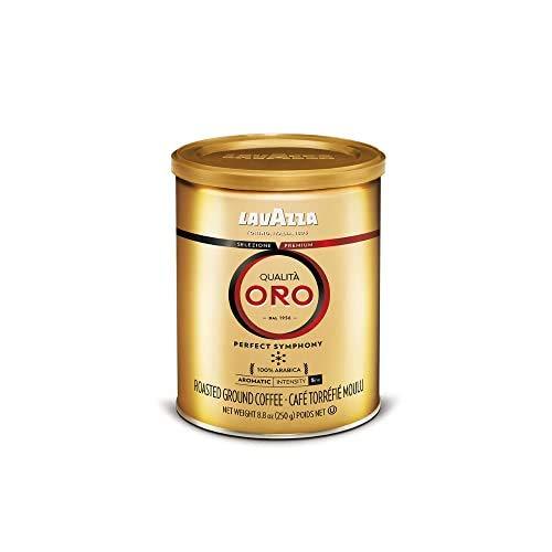 Lavazza Qualita Oro Bean Ground Coffee Can, 8 oz (250 g) Coffee & Beverages Lavazza 