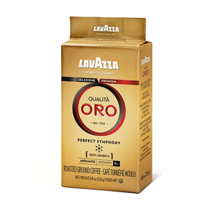 Lavazza Crema e Gusto Ground Coffee Blend, Espresso Dark Roast, 8.8-Ounce  Bags (Pack of 4).