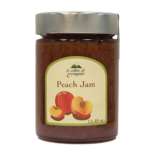 Le Colline di Evagrio Peach Jam  13.4 oz
