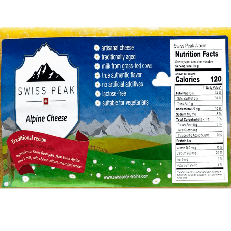 Le Superbe Swiss Peak Alpine Cheese, 5 lb. Cheese Le Superbe 