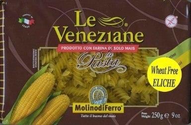 Le Veneziane #134 Eliche Fusilli Corn Gluten-Free Pasta - 250gr