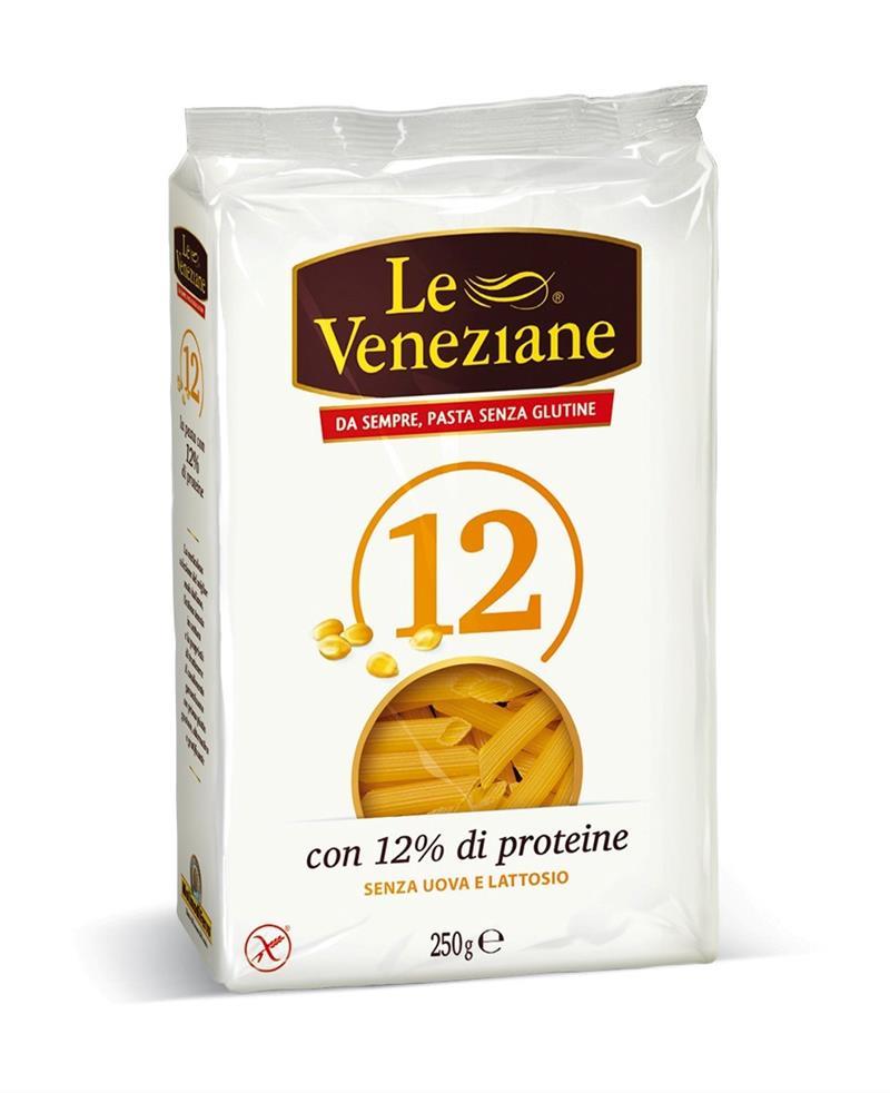 Le Veneziane Gluten Free Penne Rigate 12% Protein Pasta, 8.8 oz (250 g) Pasta & Dry Goods Le Veneziane 