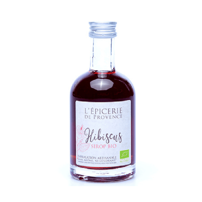 L'epicerie de Provence Hibiscus Organic Syrup, 8.45 oz Pantry L'epicerie de Provence 