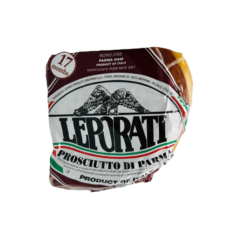 Leporati Prosciutto di Parma 17 Month Aged Top Quarter Cut, 4 Lbs Meats Leporati 