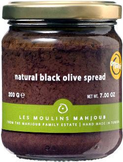 Les Moulins Mahjoub Natural Black Olive Spread - 200g