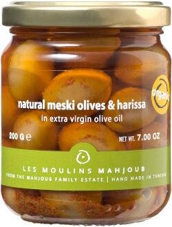 Les Moulins Mahjoub Natural Meski Olives & Harissa - 200g