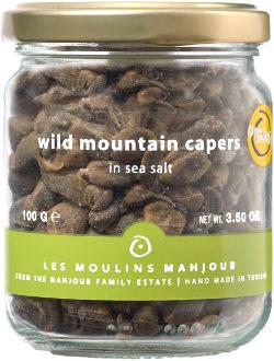 Les Moulins Mahjoub Wild Mountain Capers in Sea Salt - 100g