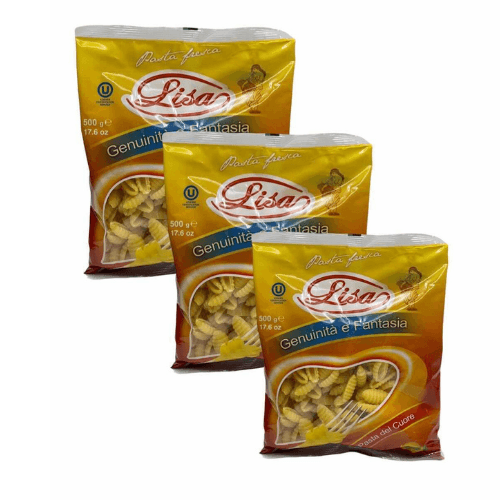 Lisa Malloreddus Fresh Pasta, 17.6 oz [Pack of 3] Pasta & Dry Goods Lisa 