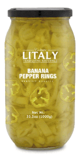 Litaly Banana Pepper Rings, 17 oz Fruits & Veggies Litaly 