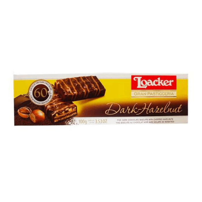 Loacker Patisserie Dark Hazelnut Wafers, 3.53 oz Sweets & Snacks Loacker 