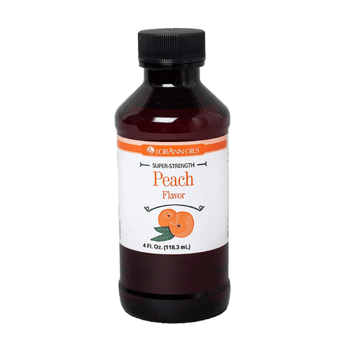 LorAnn Oils Super Strength Peach Flavor Extract, 4 oz Pantry LorAnn Oils 