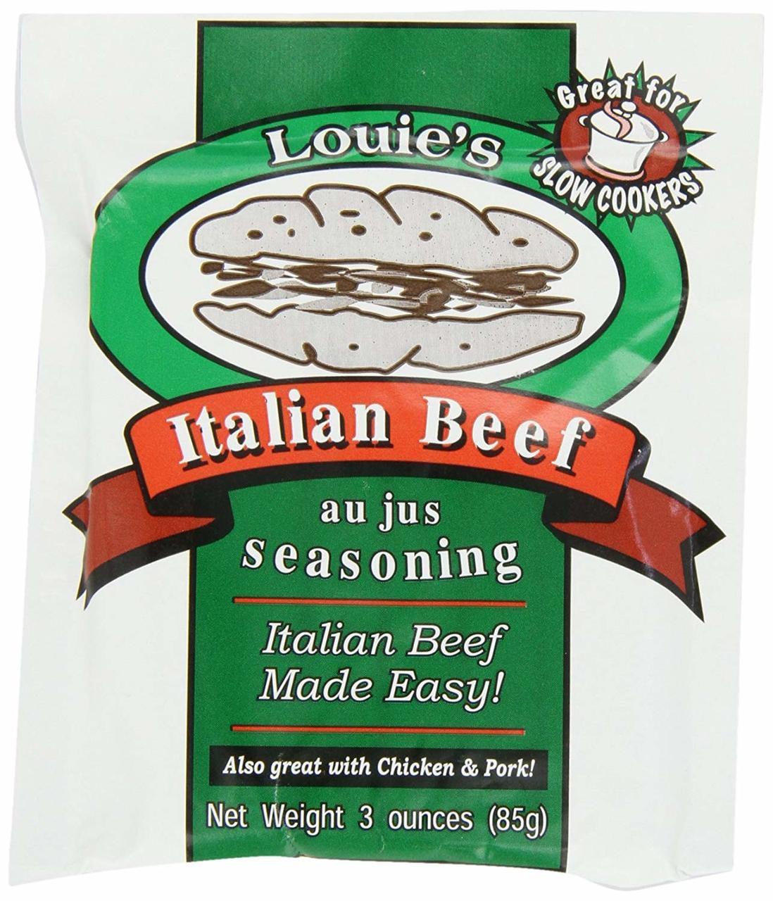 Louies Italian Beef Seasoning 3 Oz Supermarket Italy