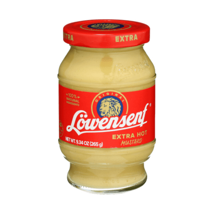 Lowensenf Extra Hot Mustard, 9.3 oz Sauces & Condiments Lowensenf 
