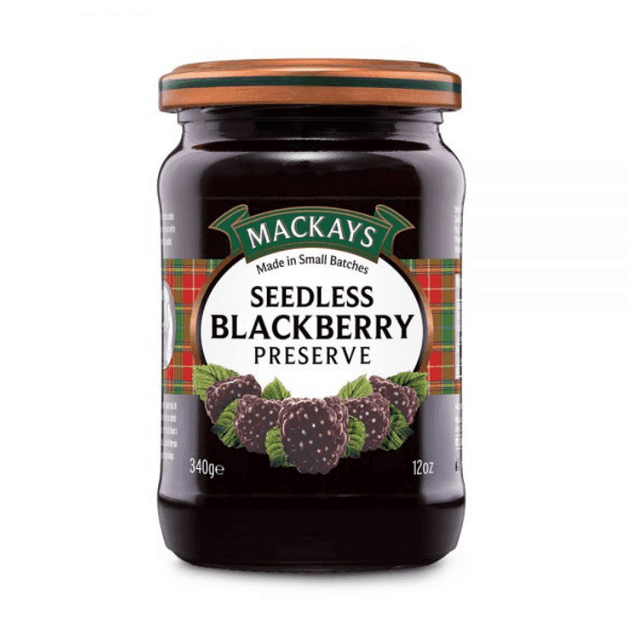 Mackays Seedless Blackberry Preserve, 12 oz Pantry Mackays 