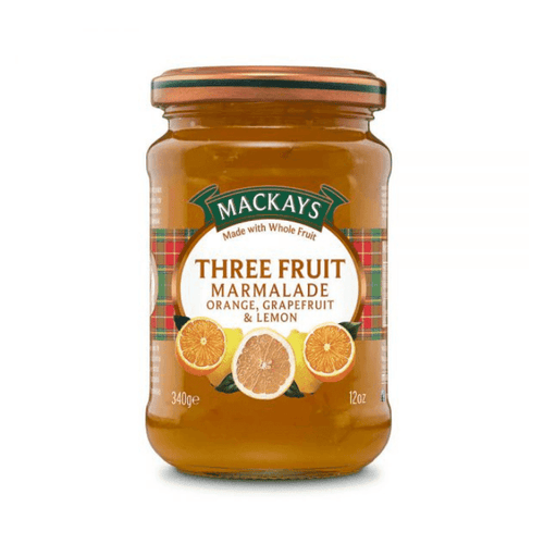 Mackays Three Fruit Marmalade, 12 oz Pantry Mackays 