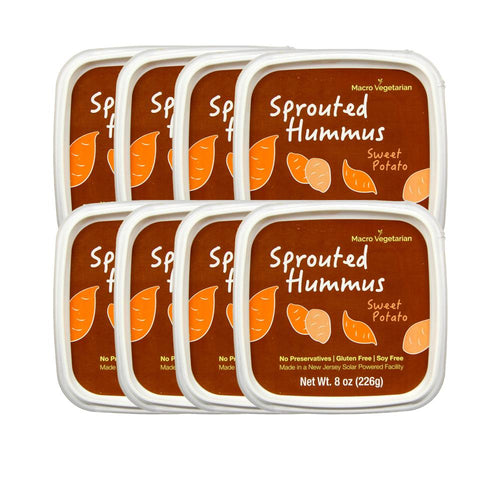 Macro Vegetarian Sprouted Hummus Sweet Potato, 8 oz Each (Pack of 8) Sauces & Condiments Macro Vegetarian 