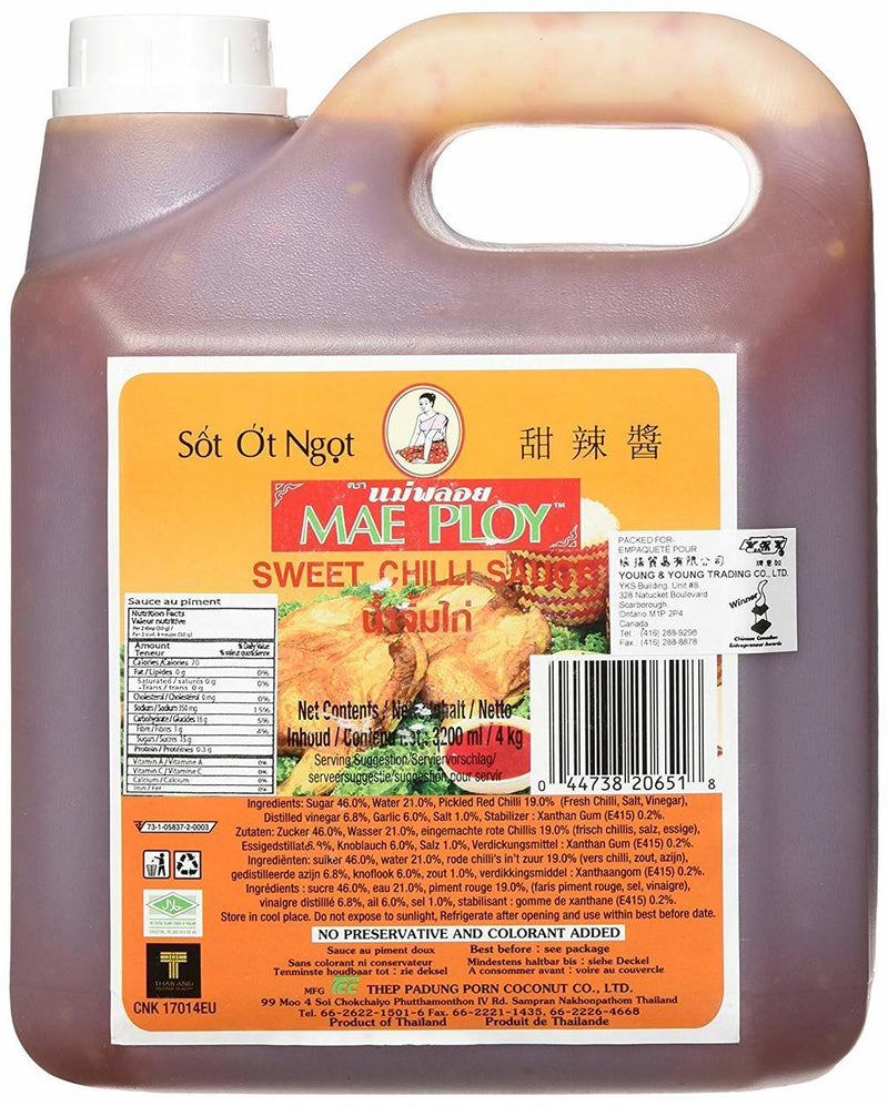 Mae Ploy Thai Sweet Chilli Sauce, 8.8 lbs