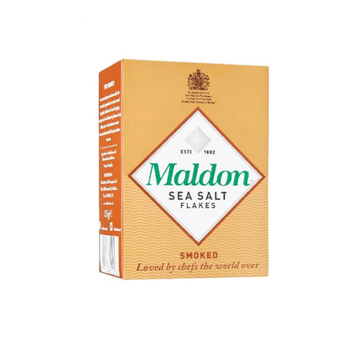Maldon Smoked Sea Salt Flakes - Six 4.4 oz Boxes