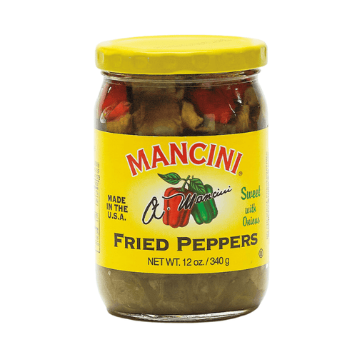 Mancini Fried Sweet Peppers with Onions, 12 oz Fruits & Veggies Mancini 