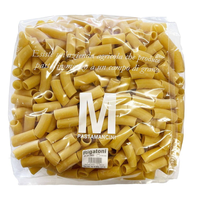 Mancini Rigatoni Pasta Bulk Size,  lbs. (3 kg) | Supermarket Italy