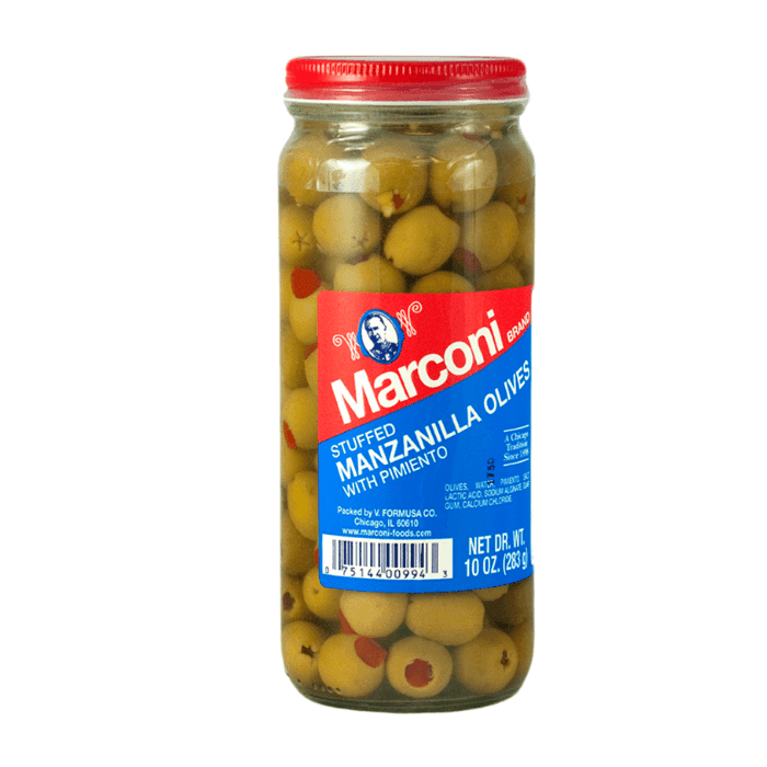 Marconi Stuffed Manzanilla Olives, 10 oz Olives & Capers Marconi 