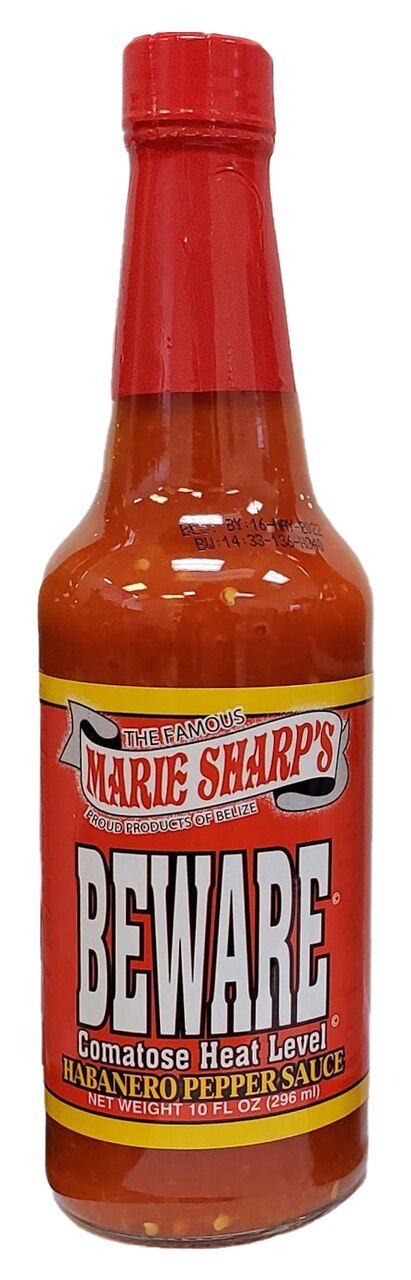 Marie Sharp's Beware Comatose Hot Sauce - 10 oz