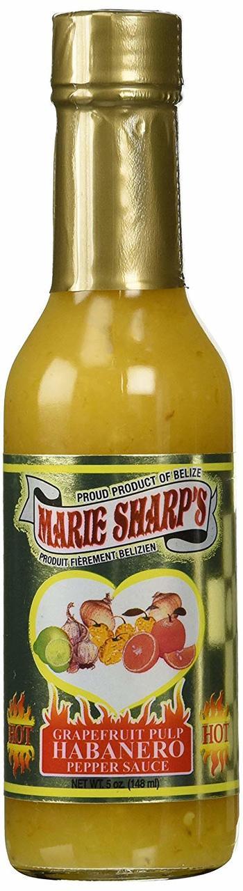 Marie Sharp's Grapefruit Pulp Habanero Pepper Sauce, 5 oz
