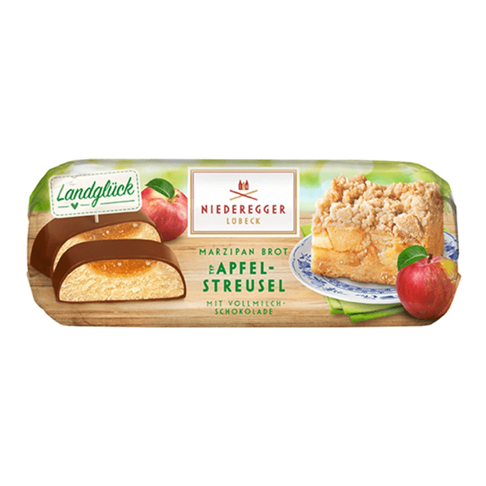 Marzipan Apple Crumble Marzipan Loaf, 2.6 oz Sweets & Snacks Niederegger 