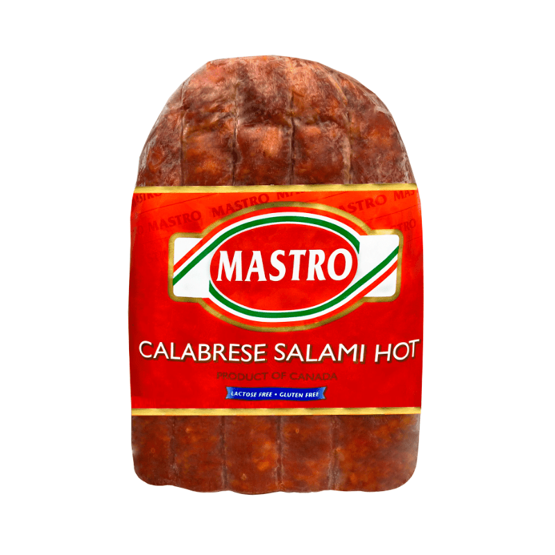 Mastro Calabrese Hot Sopressata Flat Salami Halves, 3 lb. Supermarket