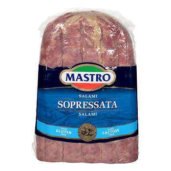 Mastro Sopressata Flat Salami Halves Open Face- 3 lbs