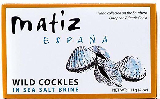 Matiz Berberechos Wild Cockles in Sea Salt Brine, 4 oz
