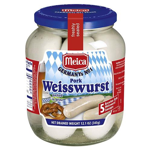 Meica Pork Weisswurst, 12.1 oz (345g) Meats Meica 