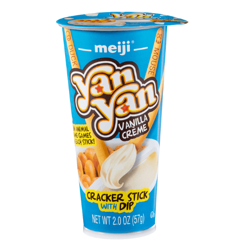 Meiji Yan Yan Cracker Stick With Vanilla Cream Dip, 2 oz Sweets & Snacks Meiji 