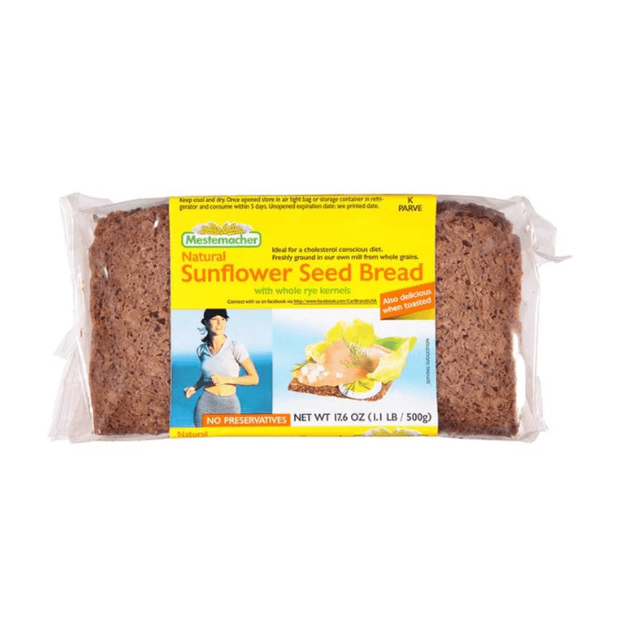 Mestemacher Natural Sunflower Seed Bread - 17.6 oz Pasta & Dry Goods Mestemacher 