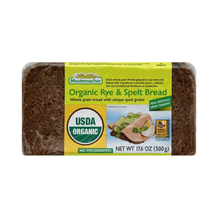 Mestemacher Organic Rye and Spelt Bread, 17.6 oz Pasta & Dry Goods Mestemacher 