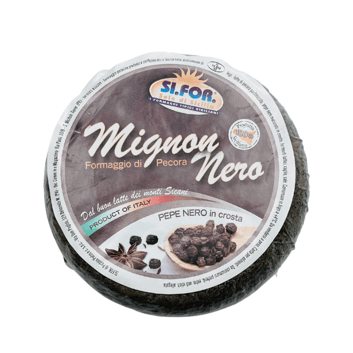 Mignon Nero Primo Sale with Black Pepper Crust, 2 Lbs Cheese Sifor 