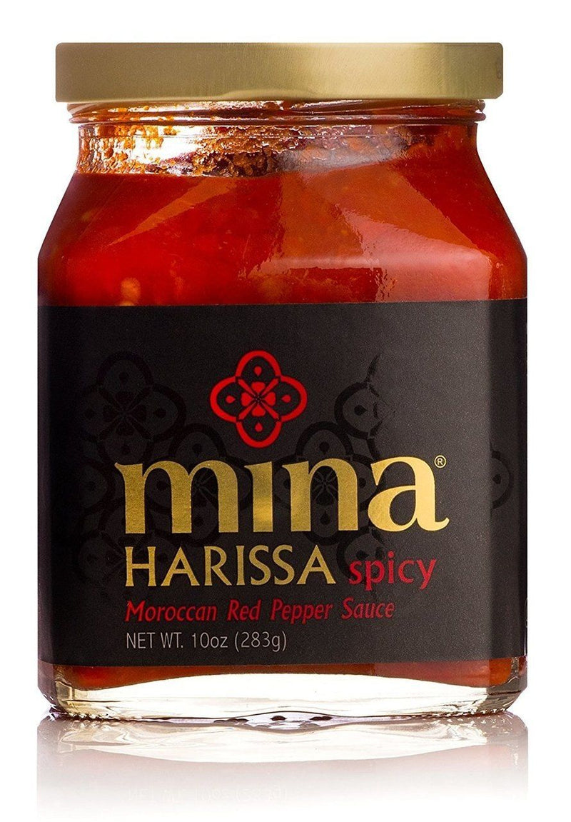 Mina Harissa Spicy Moroccan Red Pepper Sauce, 10 oz