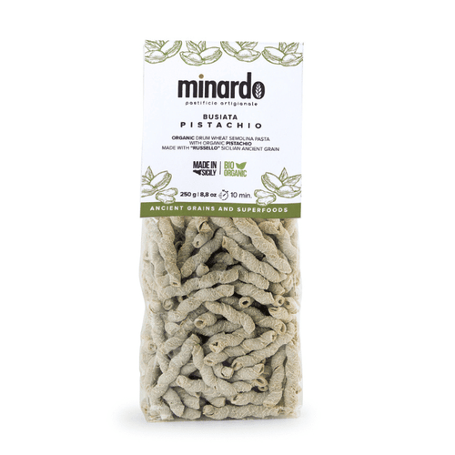Minardo Busiata with Pistachio Organic Pasta, 8.8 oz Pasta & Dry Goods Minardo 