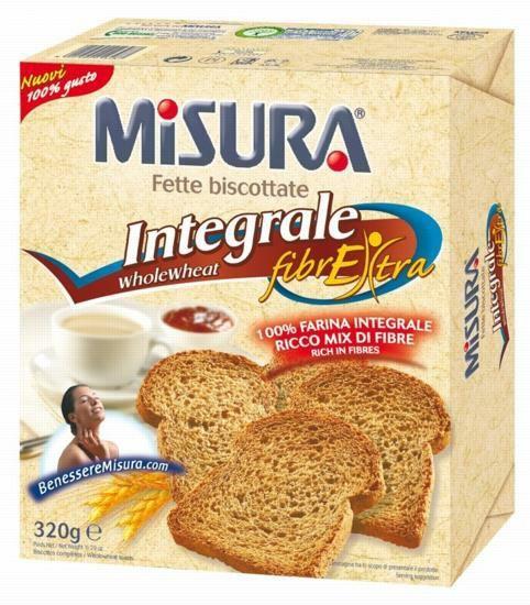 Misura Toast Fette Whole Wheat, 11 oz